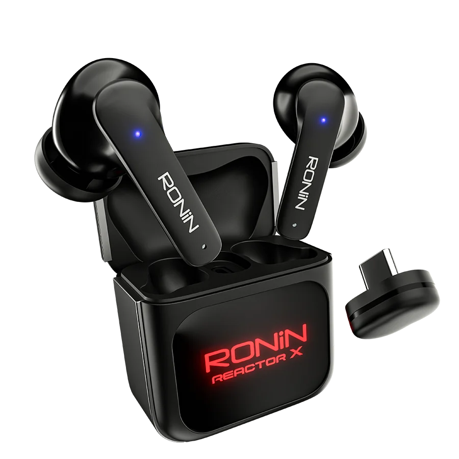 Ronin Reactor X | R-7095 28ms Gaming Wireless Earbuds