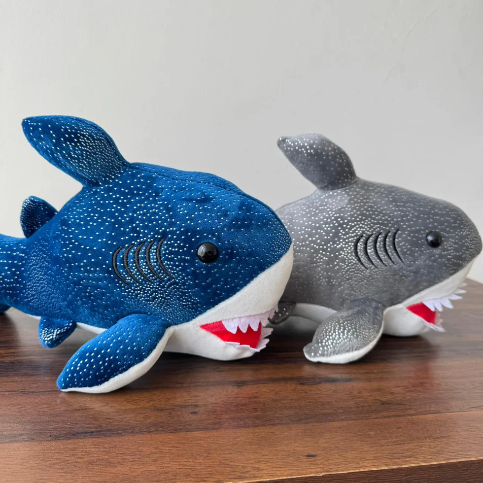 Shark Plush Washable Soft Toy for Kids | 25cm (Random Color)