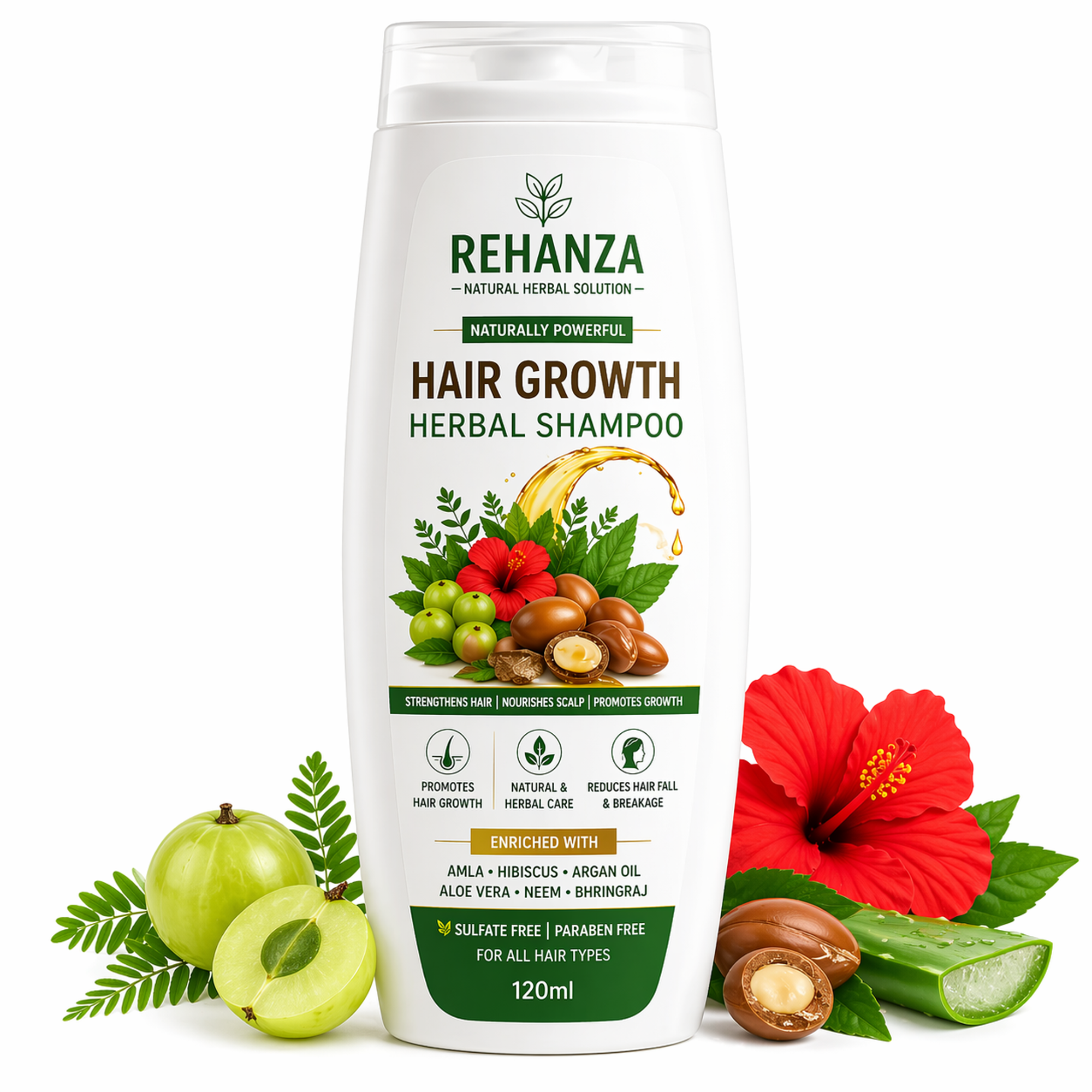 Rehanza Hair Growth Herbal Shampoo