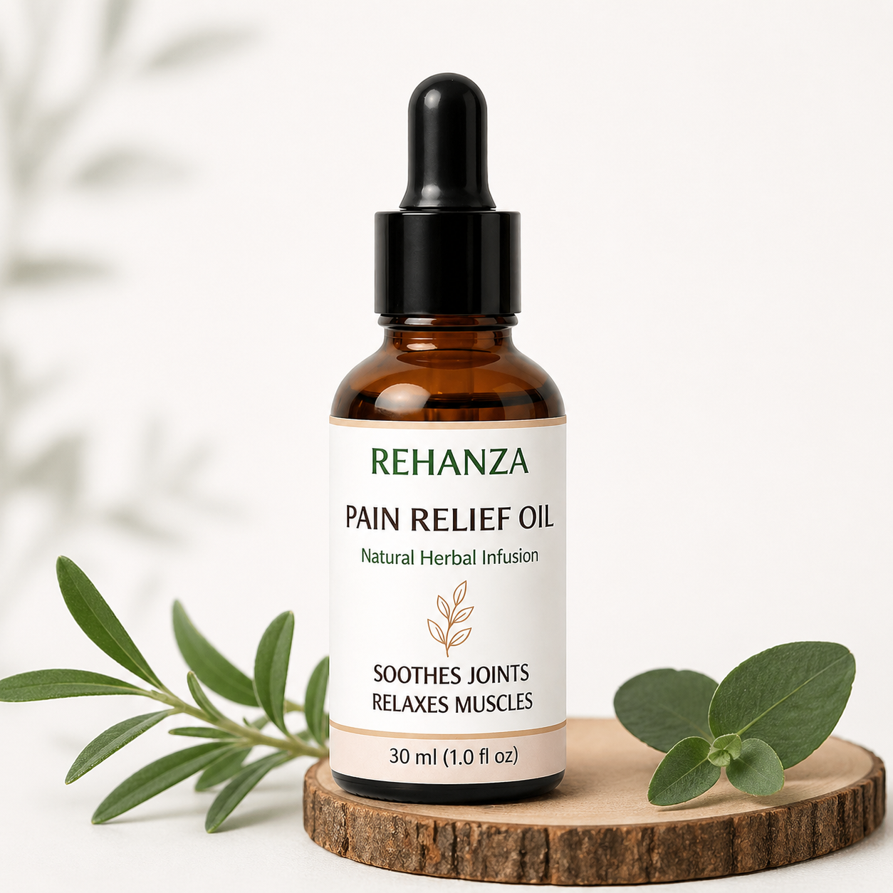 Rehanza Herbal Pain Relief Oil – Natural Muscle & Joint Therapy 