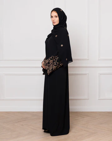 EVA 01 Everyday Black Abaya
