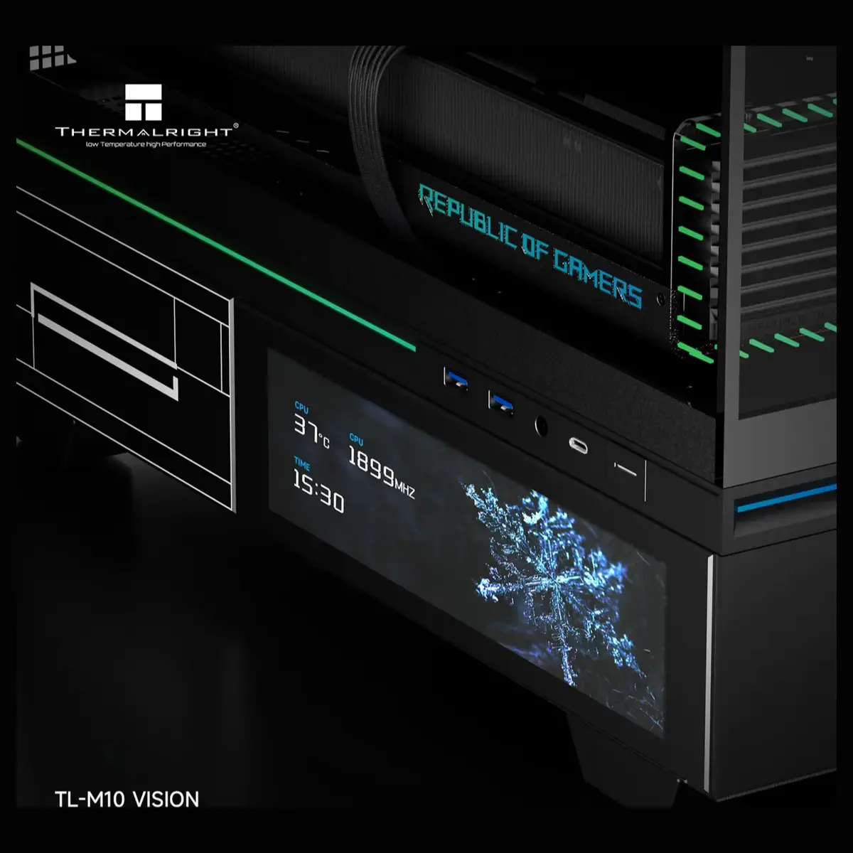Thermalright TL-M10 VISION Mid Tower Case, 9.16
