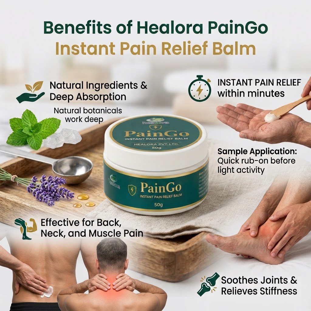 Benefits of Healora PainGo Instant Pain Relief Balm