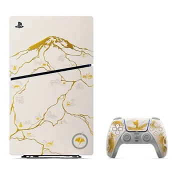 PS5 Slim Disc Edition – Ghost of Yōtei Gold Limited Edition (With Game Included)