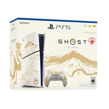 PS5 Slim Disc Edition – Ghost of Yōtei Gold Limited Edition (With Game Included)