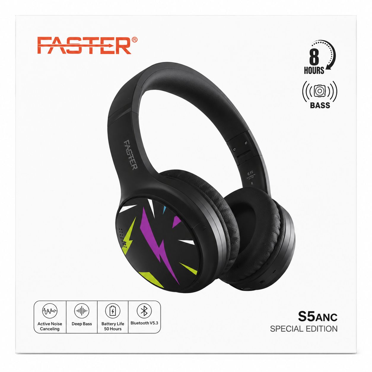 Faster S5 ANC Special Edition Wireless Headphones