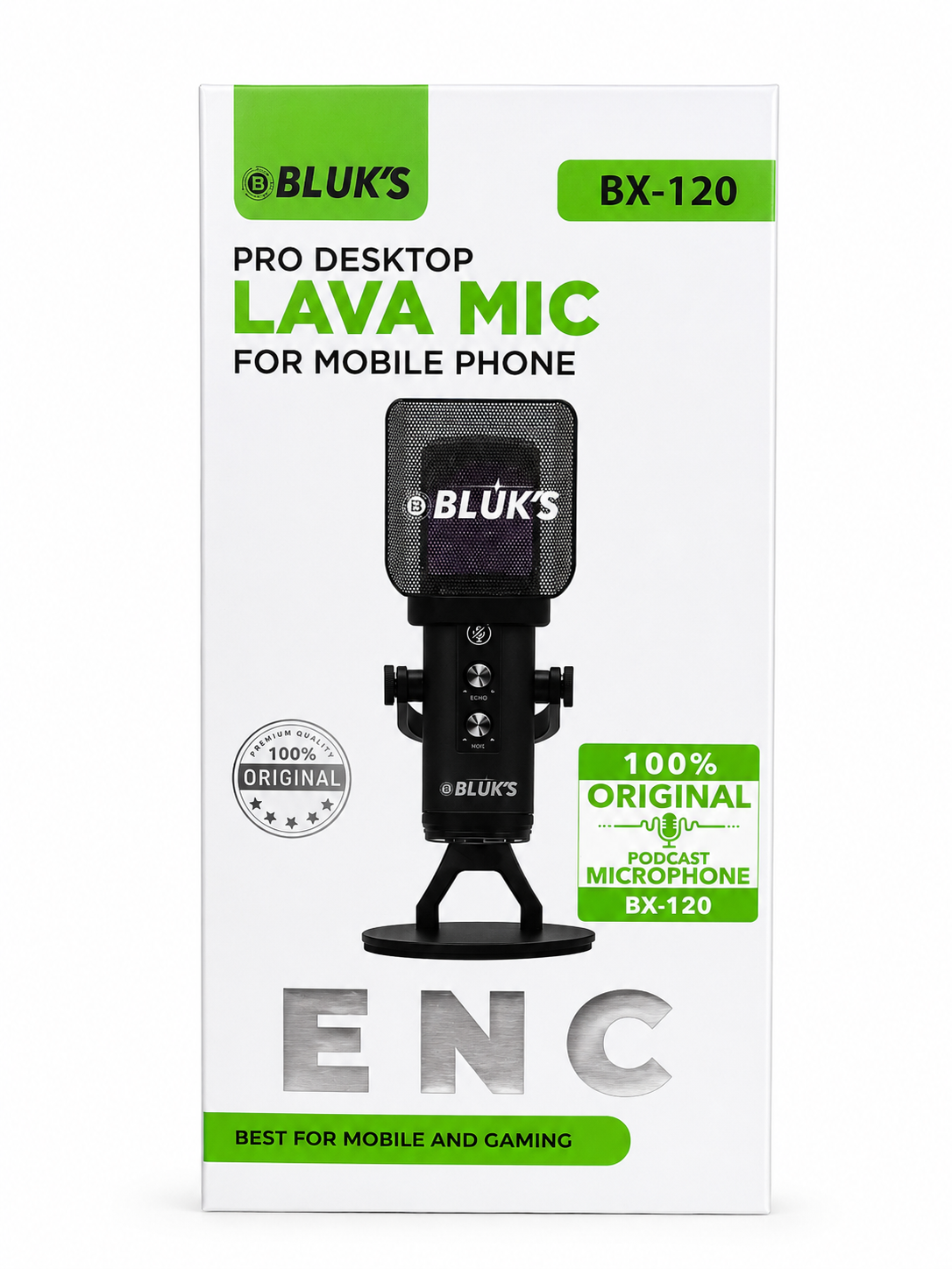 BLUK’S BX-120 Pro Desktop Lava Mic 