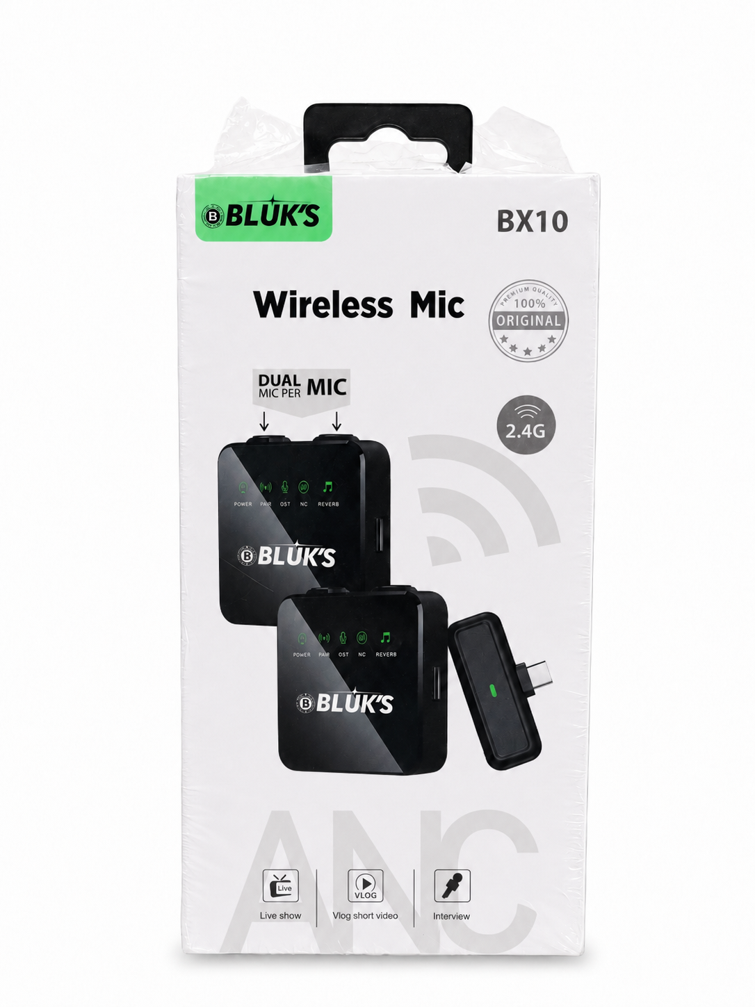 BLUK’S BX10 Wireless Mic