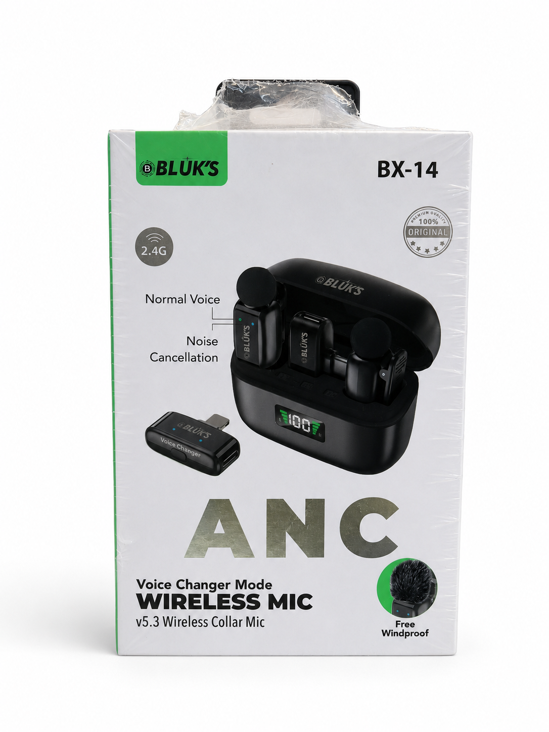 BLUK’S BX-14 ANC Wireless Collar Mic 