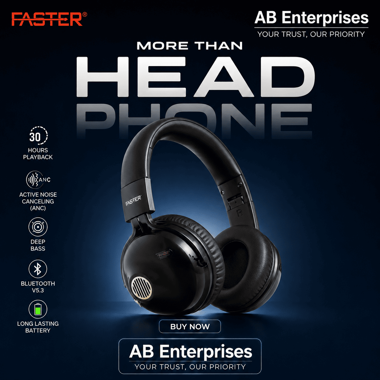 Faster wireless headphones Revo, S8ANC