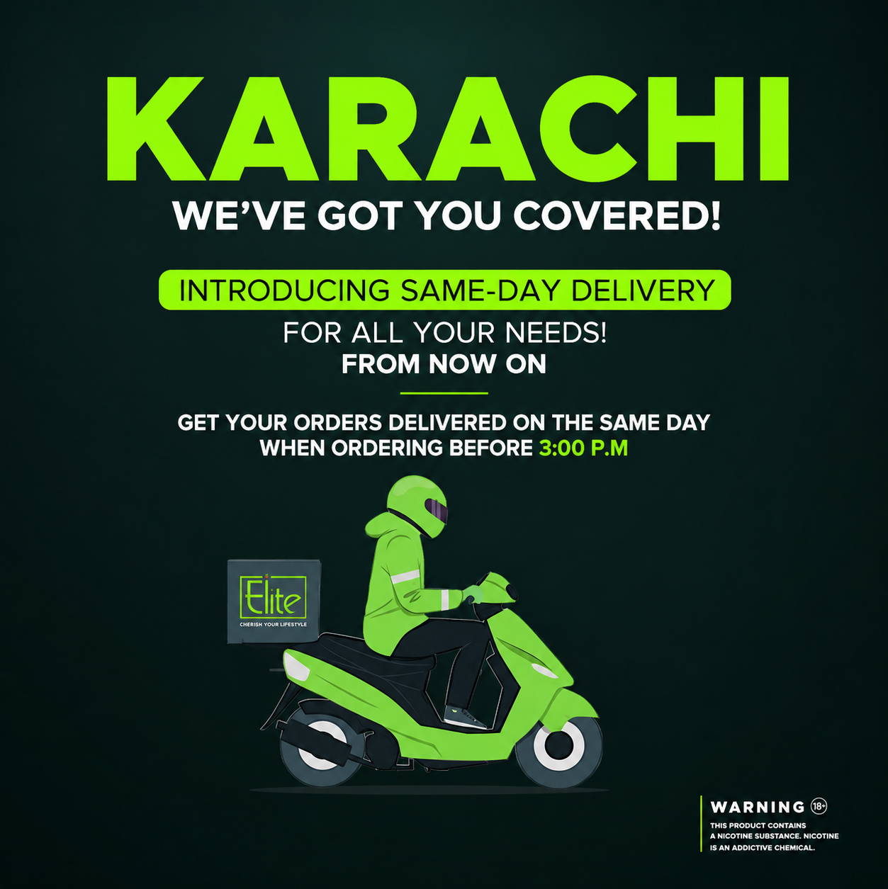 Karachi, We’ve Got You Covered