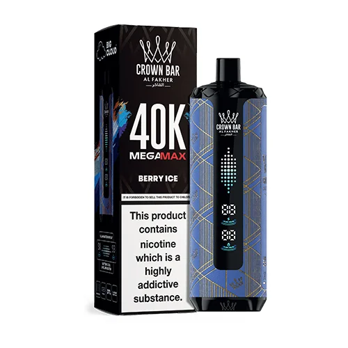 AL FAKHER CROWN BAR MEGA MAX BERRY ICE 40000 PUFFS