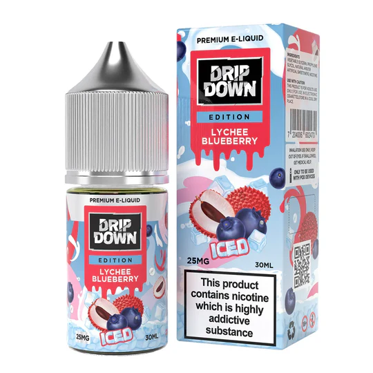 DRIP DOWN EDITION LYCHEE BLUEBERRY ICED 30ML 