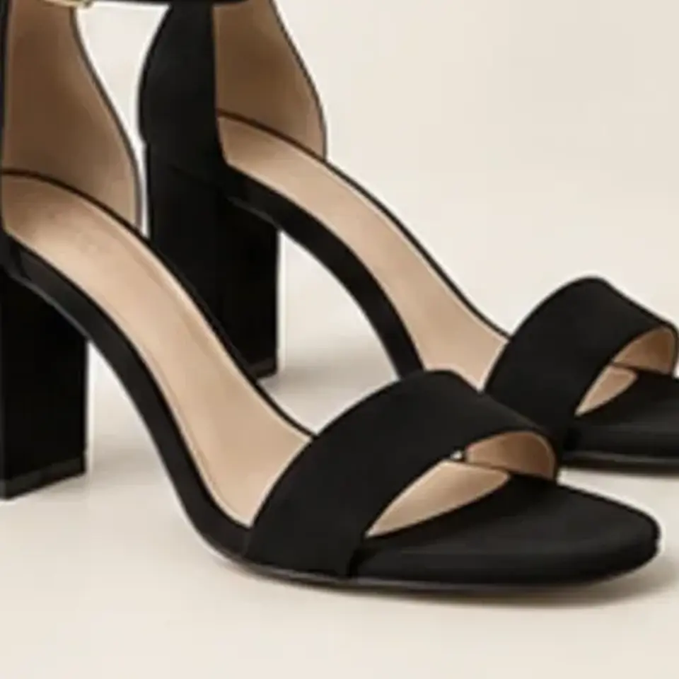 Block Heel Sandals — close-up detail