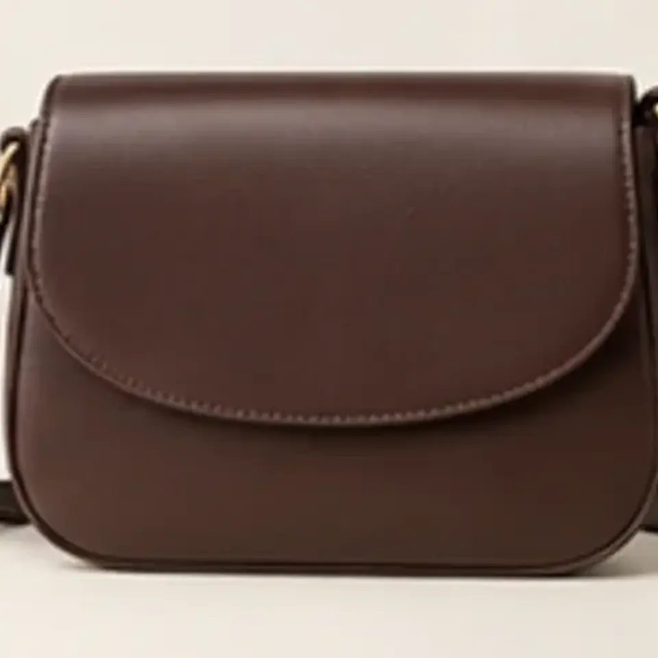 Leather Crossbody Bag — close-up detail