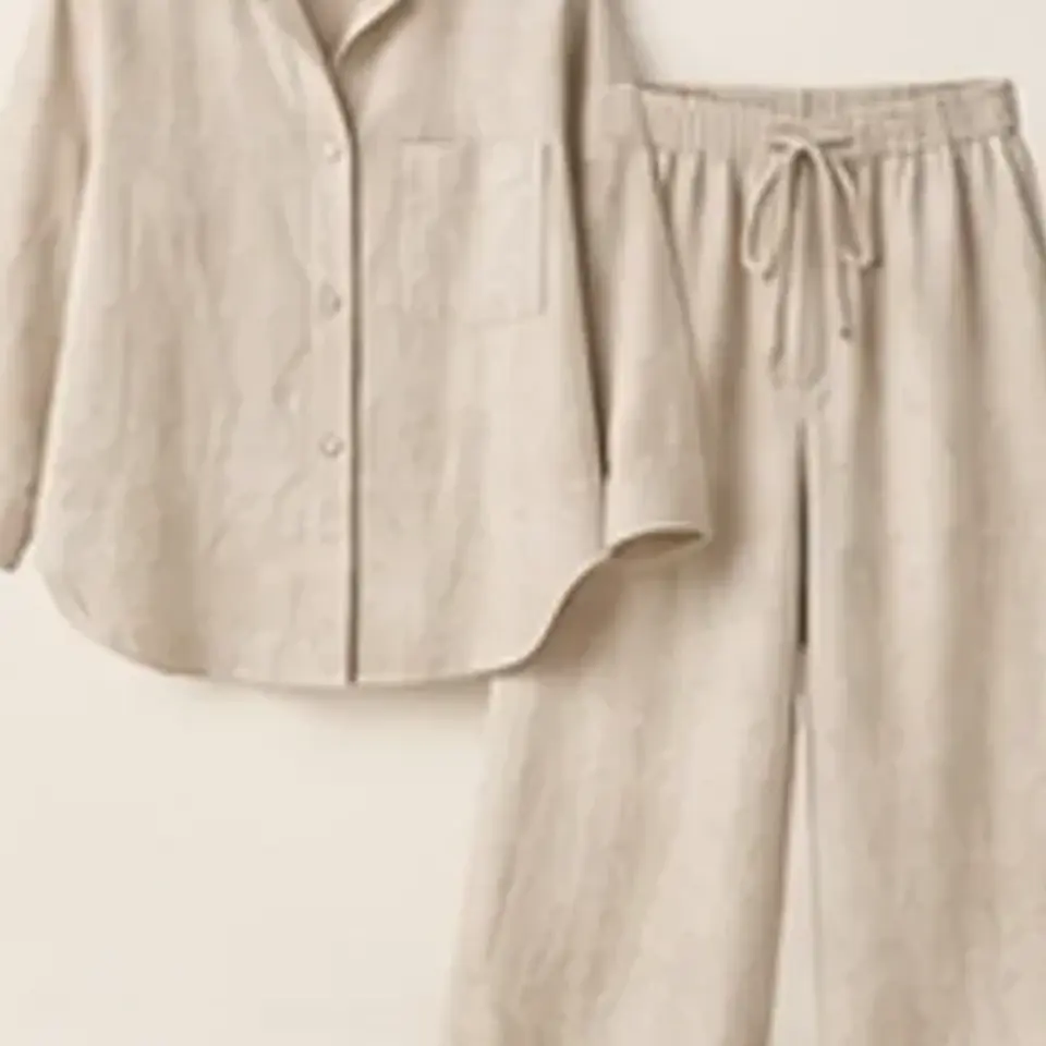 Linen Co-ord Set — close-up detail