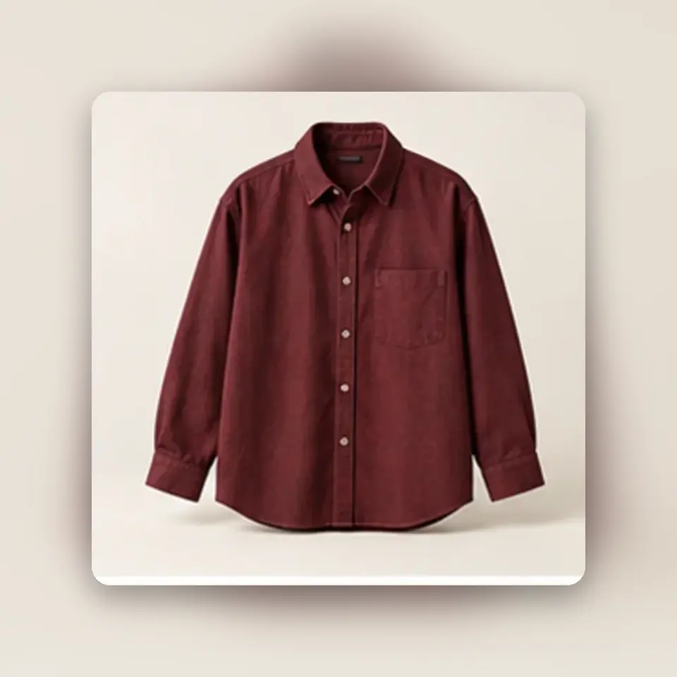 Oxford Overshirt — styled product view
