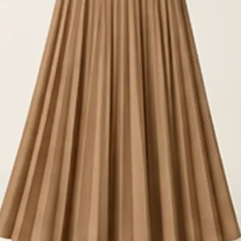 Pleated Midi Skirt — close-up detail