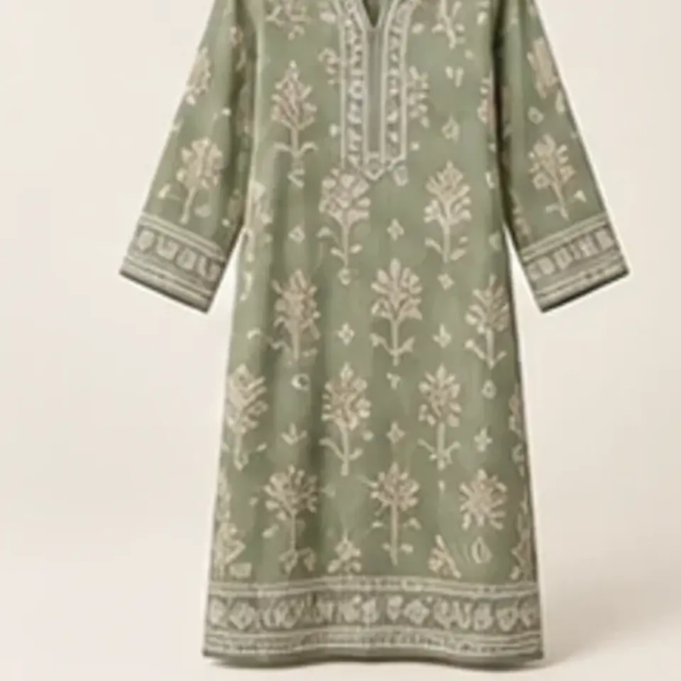 Printed Lawn Kurta — alternate product view