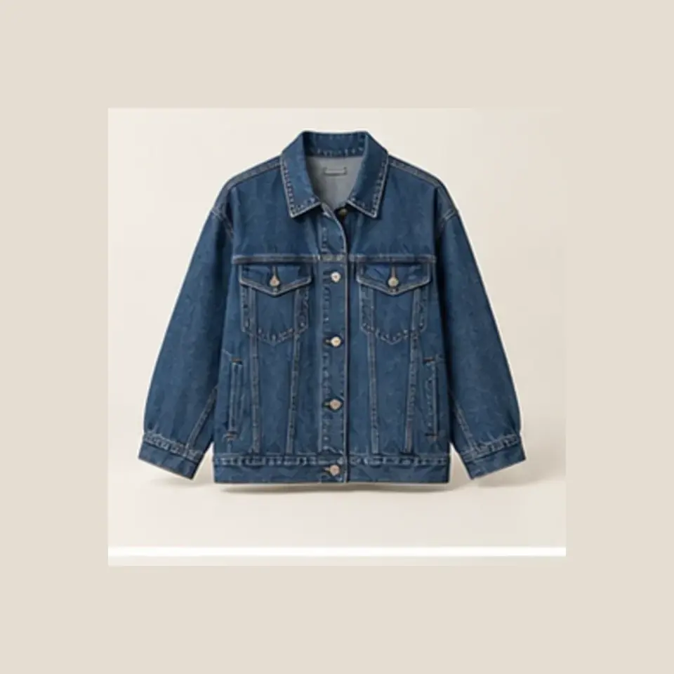 Relaxed Denim Jacket — full product view