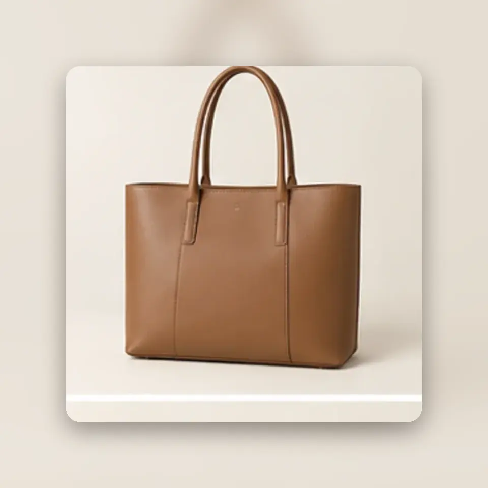 Structured Tote Bag — styled product view