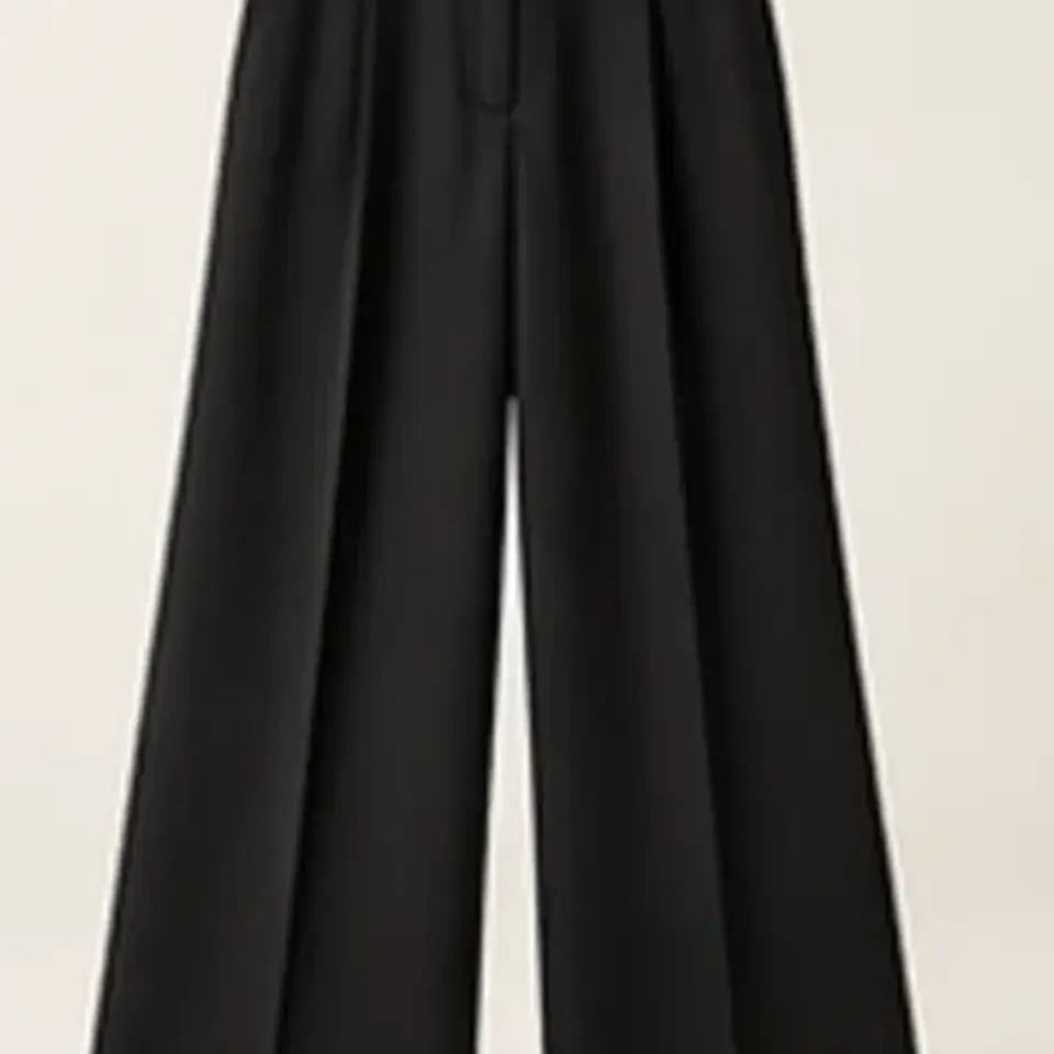 Wide-Leg Trousers — close-up detail