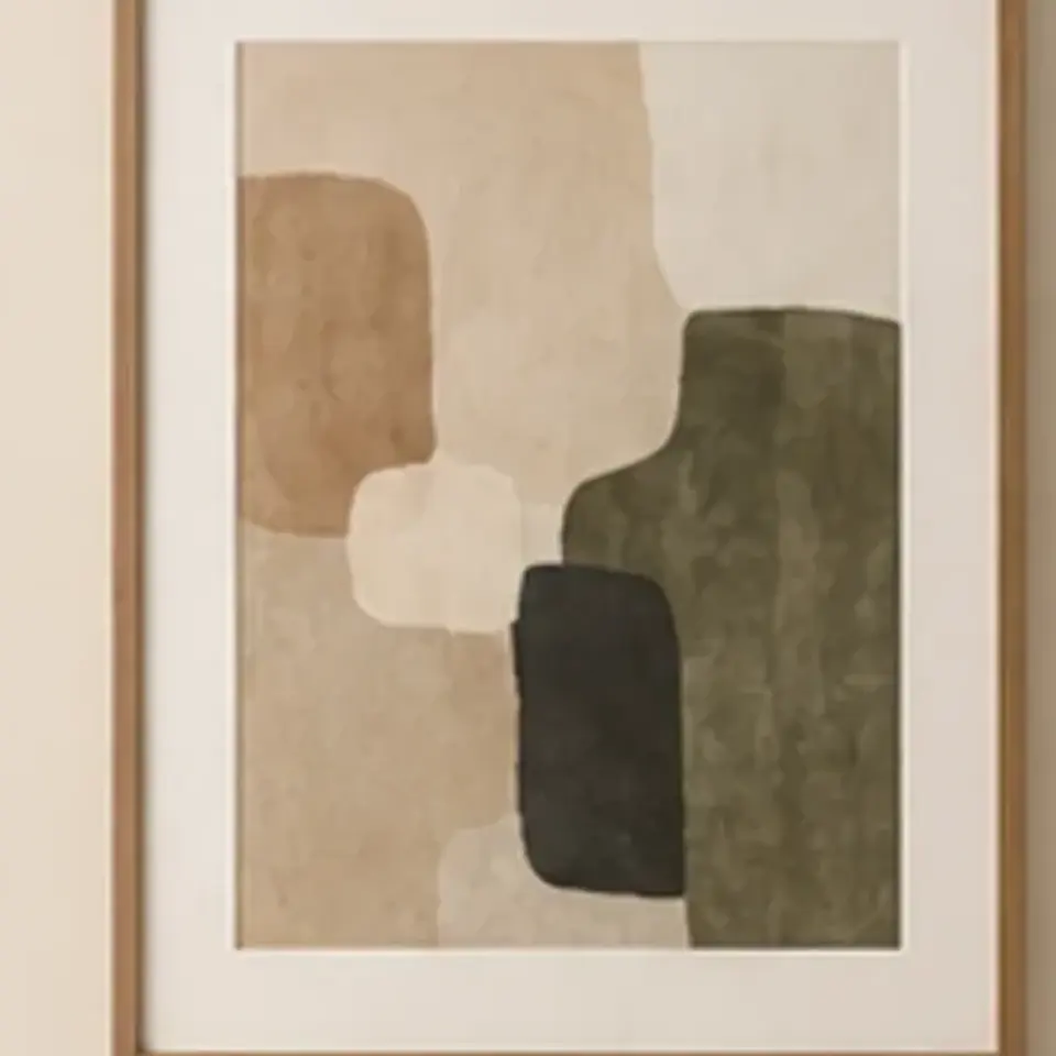 Abstract Framed Print — alternate product view