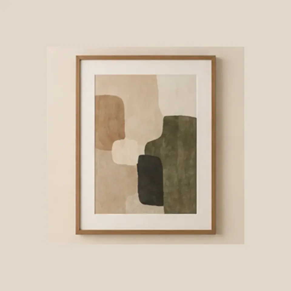 Abstract Framed Print — full product view