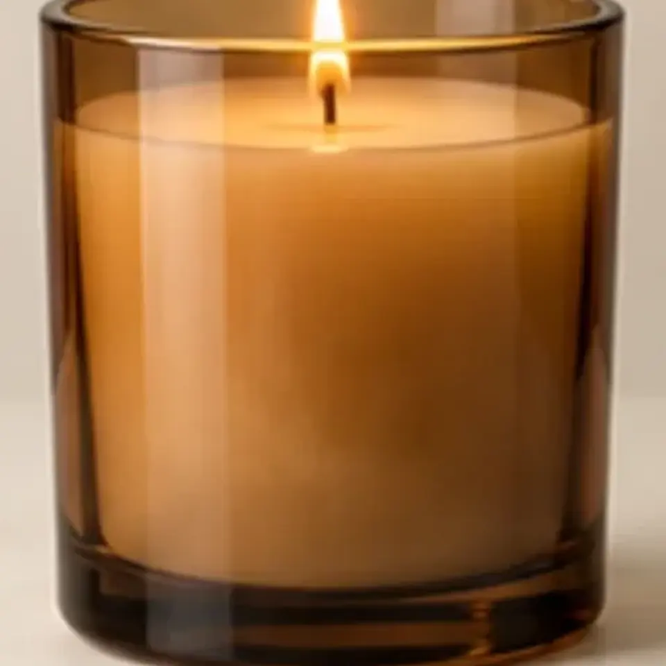 Amber Scented Candle — close-up detail