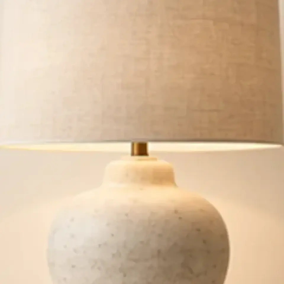 Ceramic Table Lamp — close-up detail