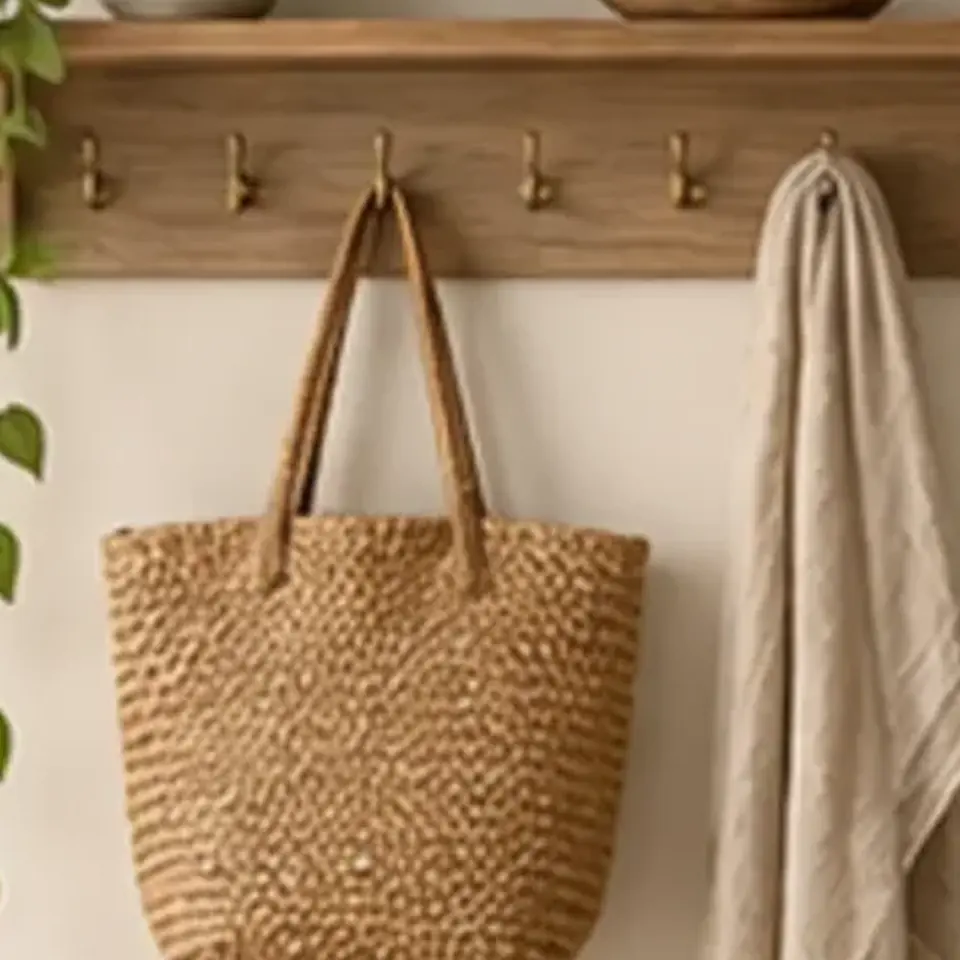 Entryway Organizer — close-up detail