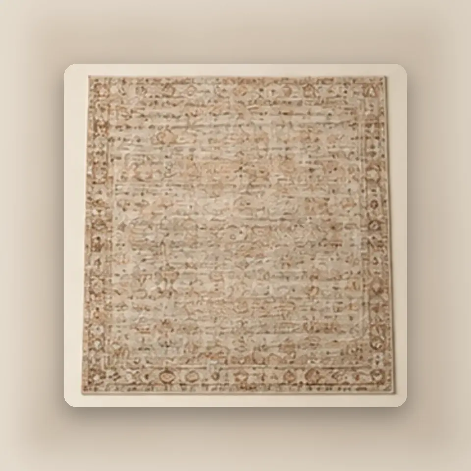 Hand-Loomed Accent Rug — styled product view