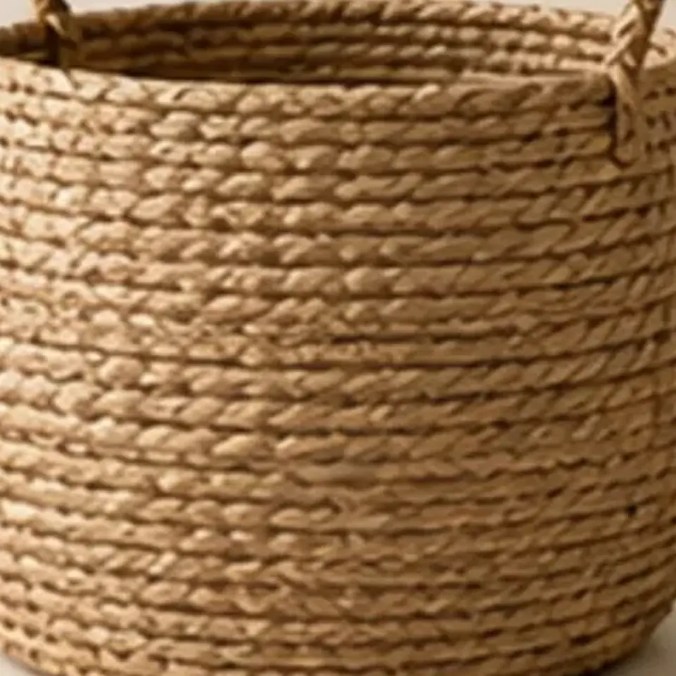 Natural Storage Basket — close-up detail