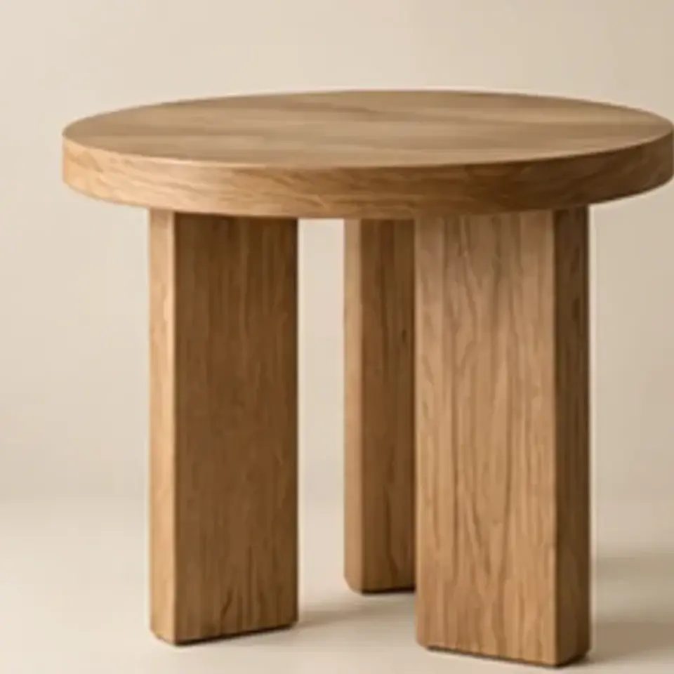 Oak Side Table — alternate product view