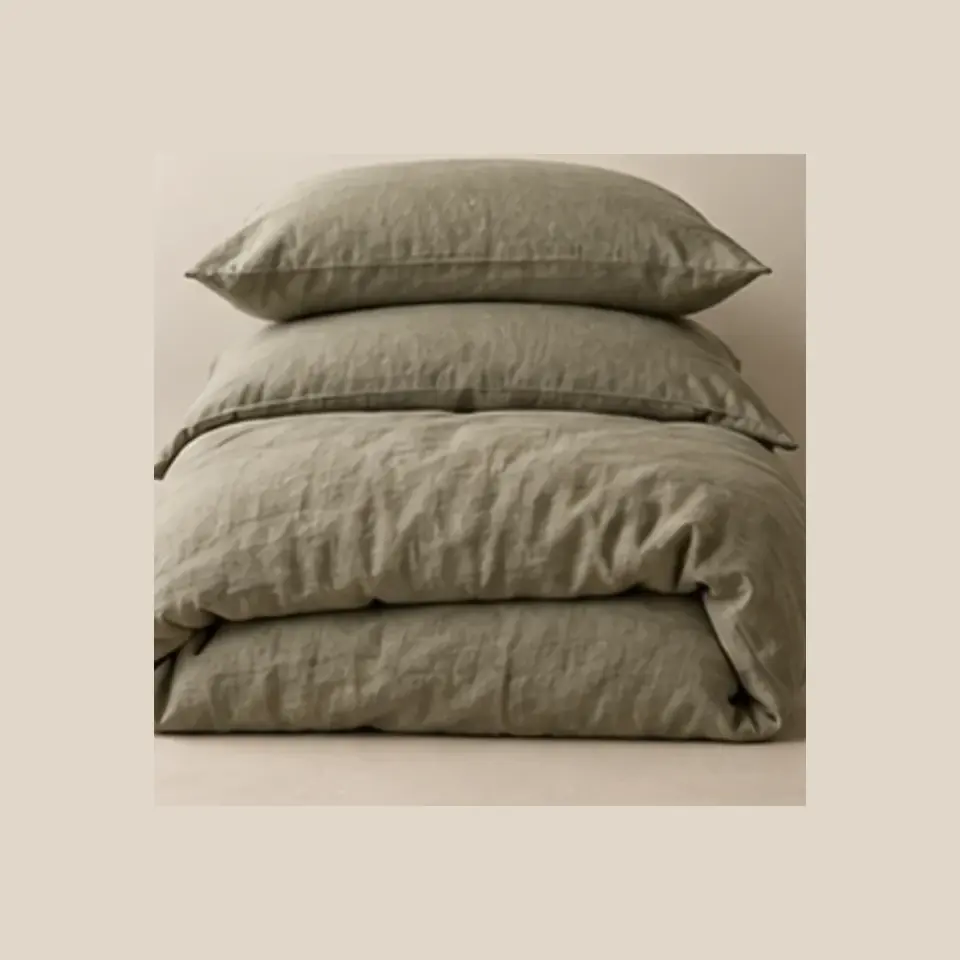 Washed Cotton Bedding Set — full product view